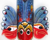 Wall mask Maura raksha of natural paint Sri Lankan Traditional Mask