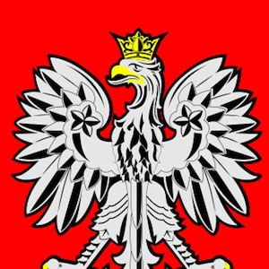Polnisches Wappen lagend SVG