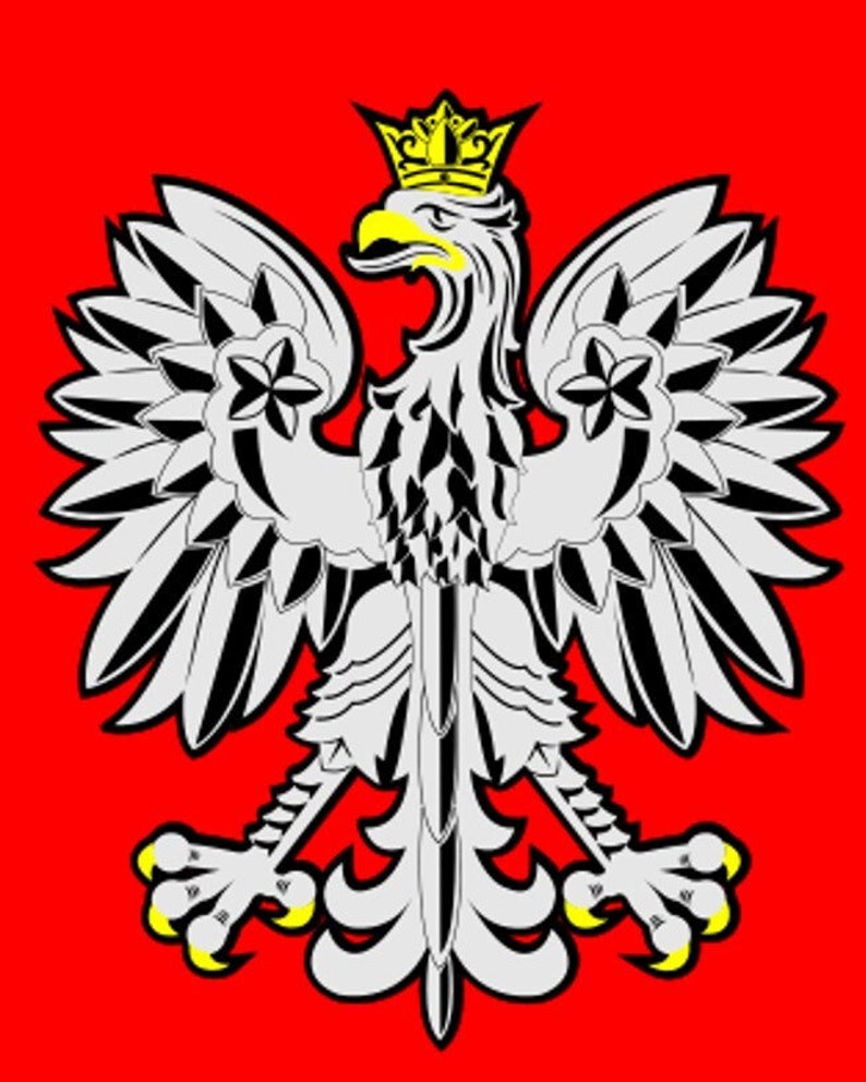 Polnisches Wappen lagend SVG - Etsy Schweiz