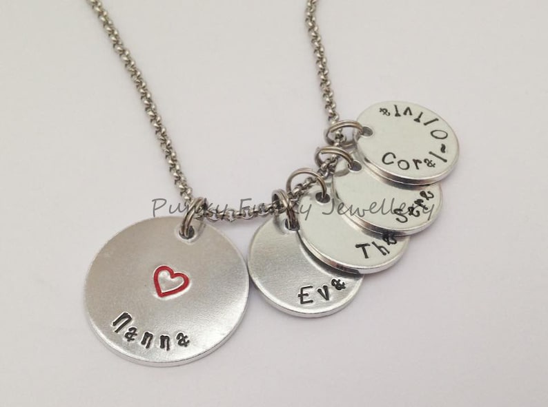 personalised children's name necklace