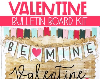 Valentine's Day Bulletin Board or Classroom Door Decor, Random Acts of Kindness Week, Modern Classroom Decorations