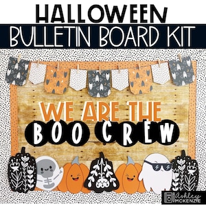 Halloween Bulletin Board Kit Wir sind die Boo Crew Klassenzimmer Dekorationen Diese Klasse ist Gruselig Herbst Bulletin Board Ideen Oktober Bulletin Board
