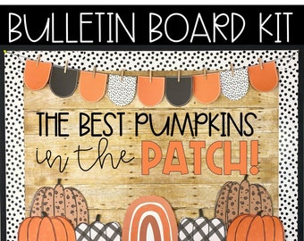 Fall Bulletin Board Kit Pumpkins Classroom Door Decorating Ideas Halloween Bulletin Board Ideas Best Pumpkins in the Patch October Classroom