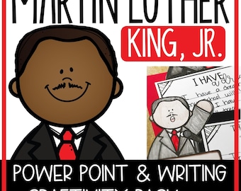Martin Luther King, Jr. PowerPoint Lesson & Activities Pack, Easy Elementary Classroom Activities