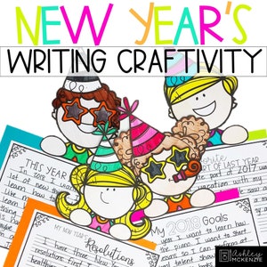 Nieuwjaar 2025-resoluties Schrijven knutselen, tips voor creatief schrijven januari, eenvoudige basisactiviteiten in de klas