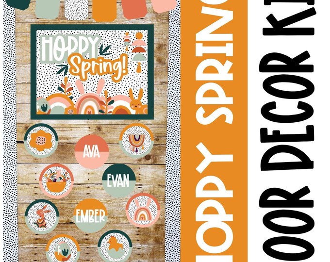 Spring Bulletin Board Kit & Spring Classroom Door Decor - Etsy Canada