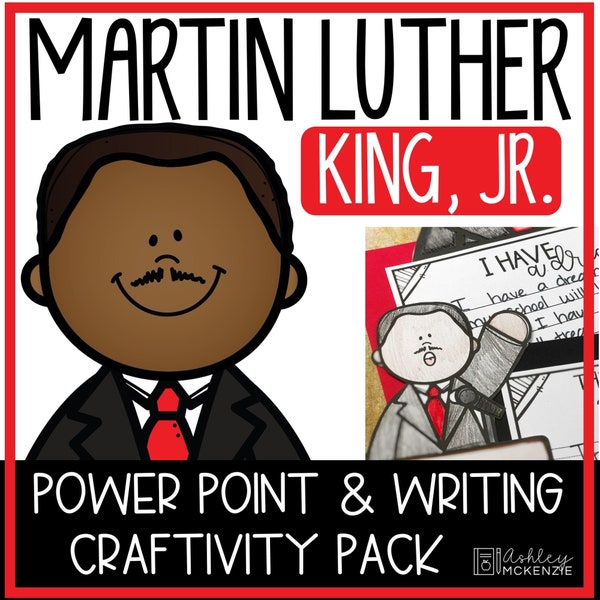 Martin Luther King, Jr. PowerPoint Lesson & Activities Pack, Easy Elementary Classroom Activities