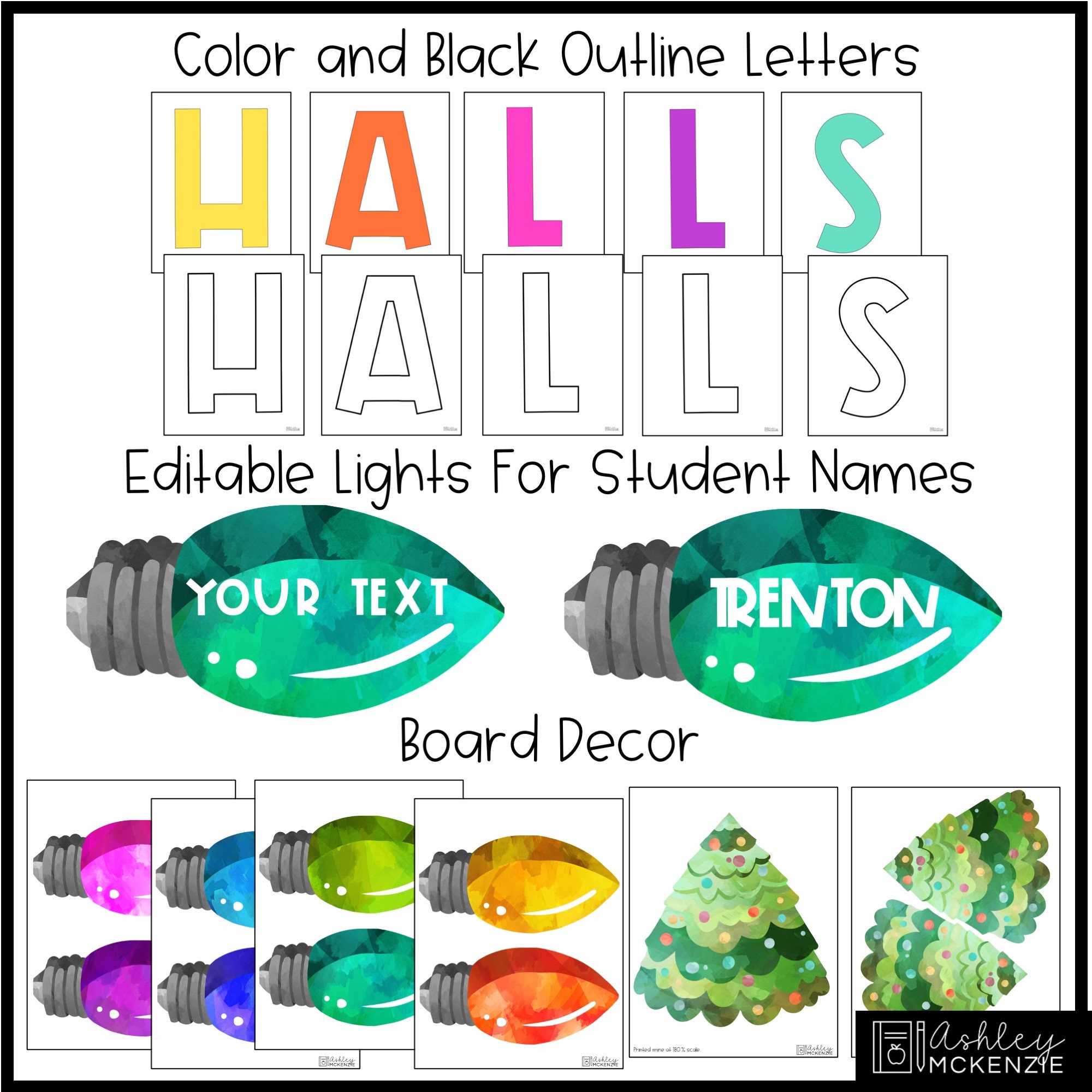 christmas lights bulletin board holiday door decor winter bulletin