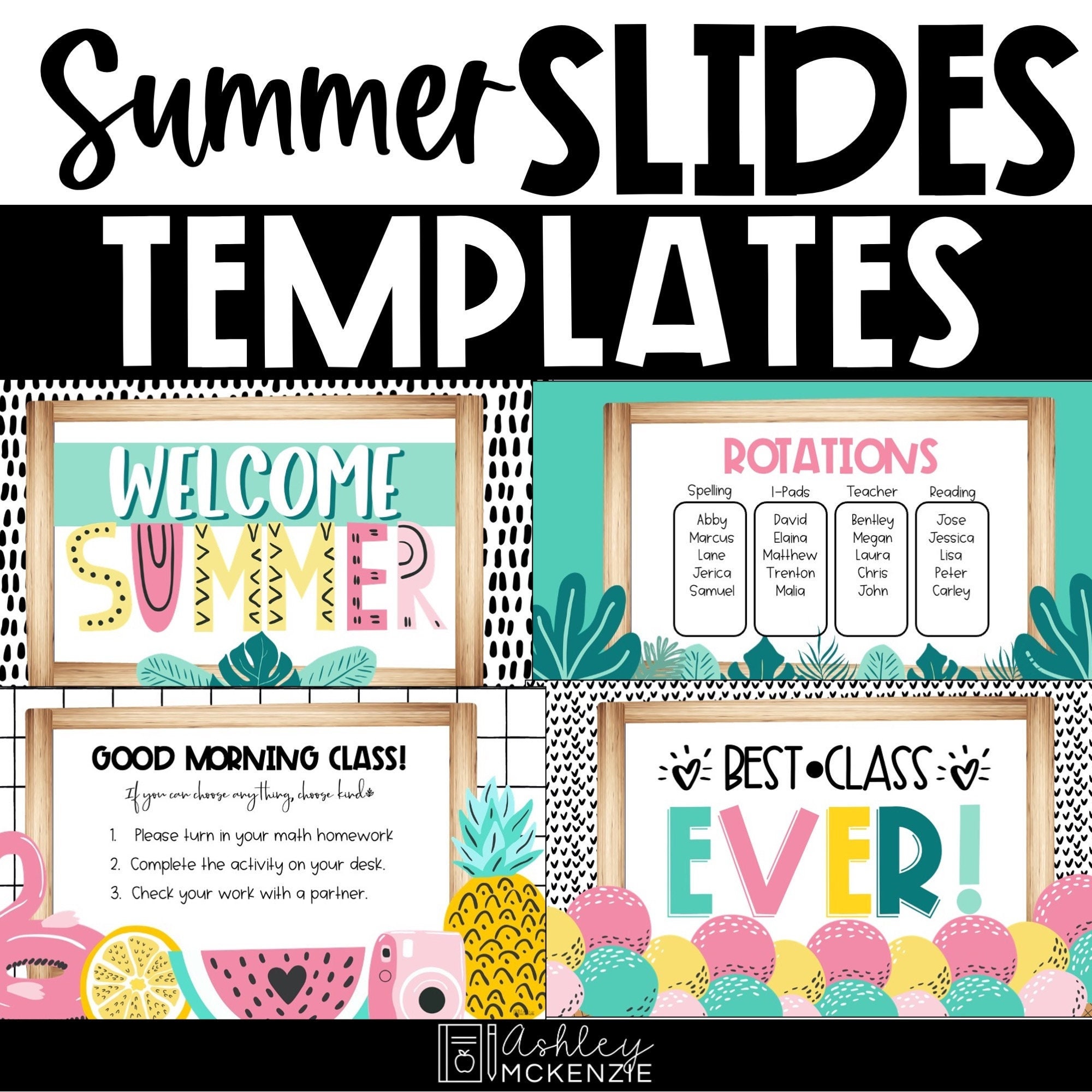 Summer Time  Google Slides & PowerPoint