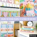 Pastel Classroom Decor Bundle Calm Colors Pastel Sweets Theme Editable ...