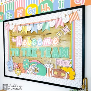 Sports Bulletin Board Varsity Vibes Sports Theme Classroom Decor Elementary School Door Decorations Back to School Bulletin Board Ideas