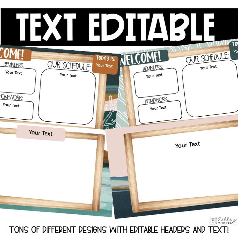 Coastal Google Slides and Powerpoint Templates, Calm Class Decor ...