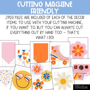 Valentine's Day Bulletin Board Kit, February Door Decor, Retro Style ...