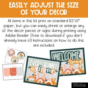 Spring Classroom Door Decor Kit, Hoppy Spring Theme, Easy Seasonal ...