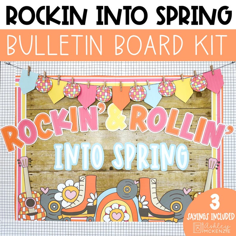 Spring Bulletin Board, March Bulletin Board Ideas, Printable Borders ...