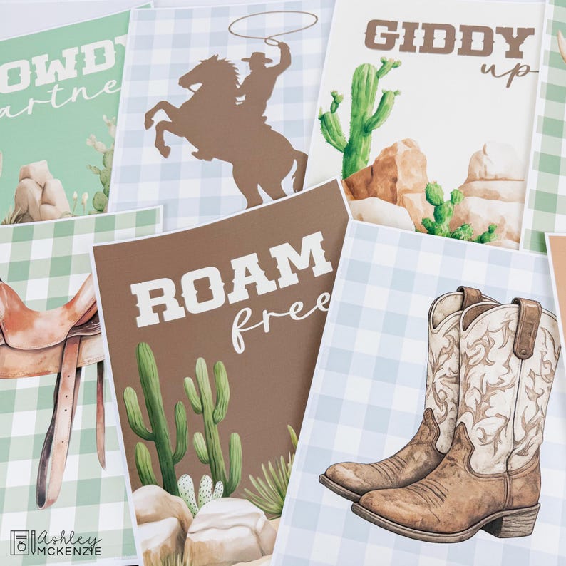 Western Theme Classroom Decor Bundle Editable Rustic Rodeo Classroom ...