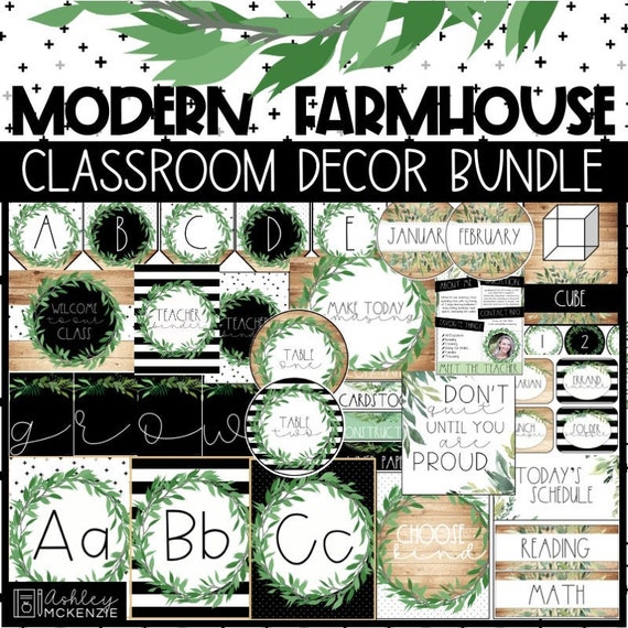 Farmhouse classroom decor deals