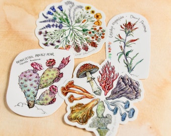 Flora and Fungi Sticker Pack