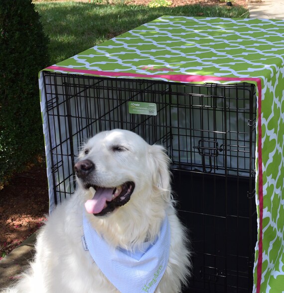 personalized dog crate cover