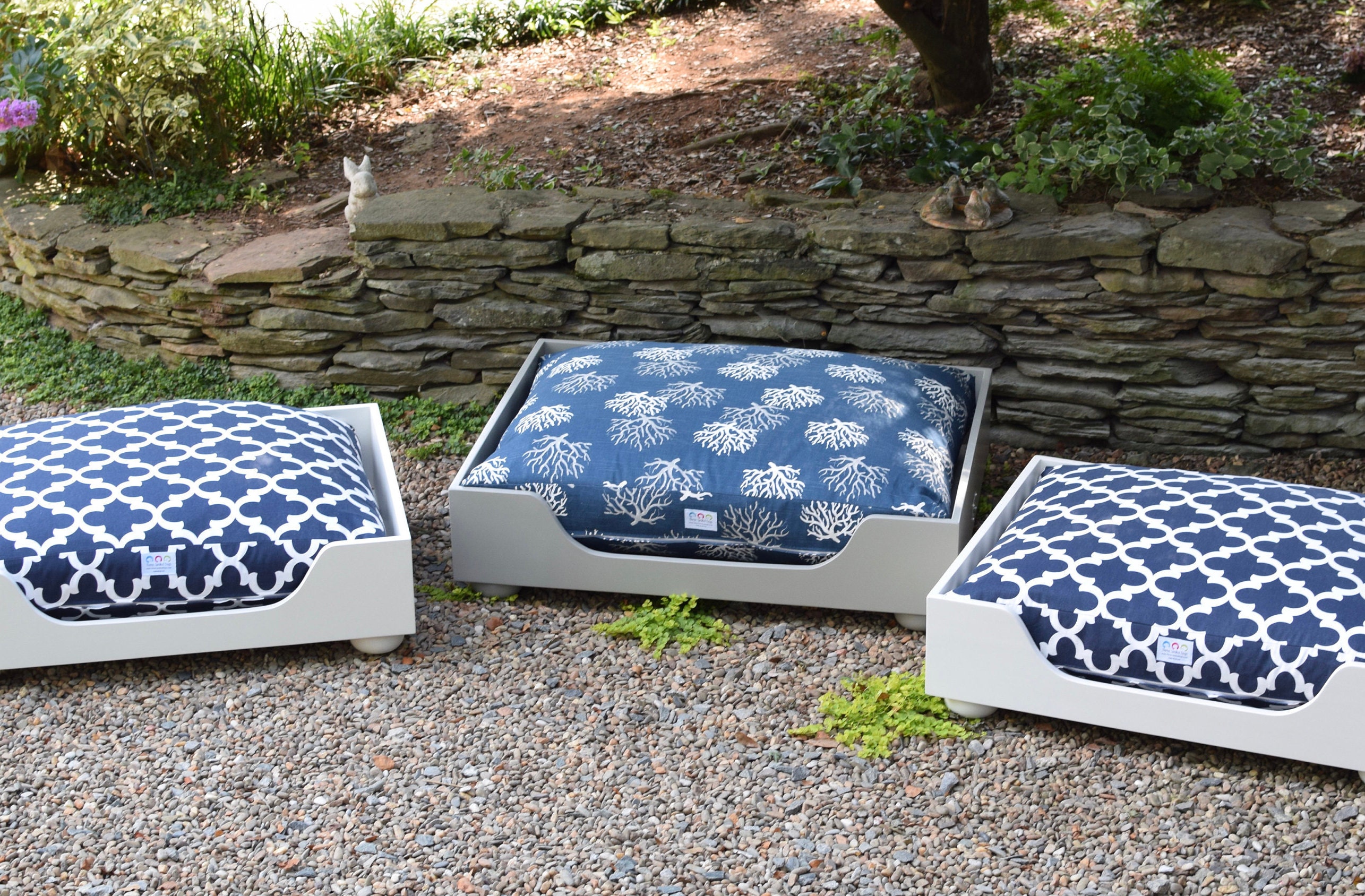 Custom dog bed frame personalized large wood bed with or Etsy