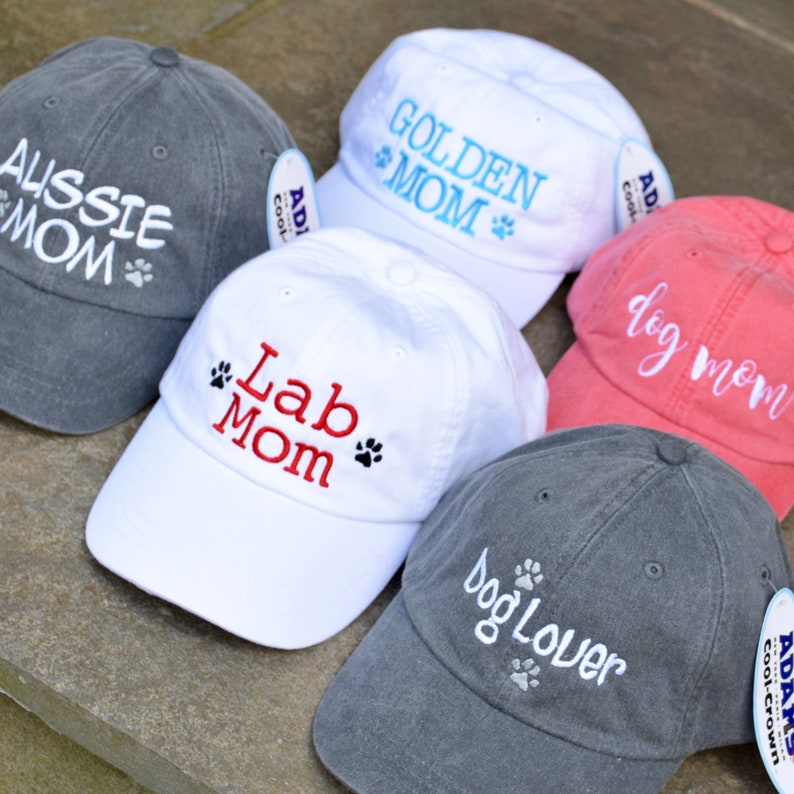 Doodle Dog Mom Hat Personalized Golden Visor Custom Breed Etsy