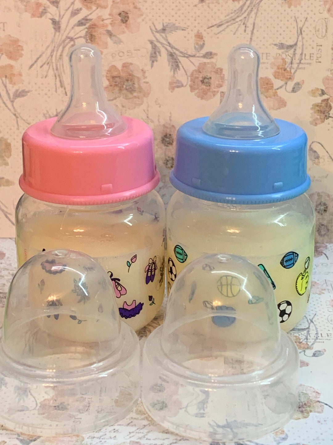 Tiny Preemie Baby Bottles With Preemie Sized Nipple. Faux Etsy