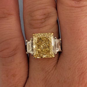 Yellow Lab Diamond Ring