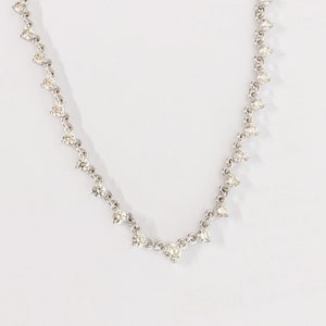 Starstruck Lab Diamond Necklace / Gold Diamond Necklace / Floating Diamond Necklace / Dainty Diamond Necklace / Gift for Her / Holiday Sale