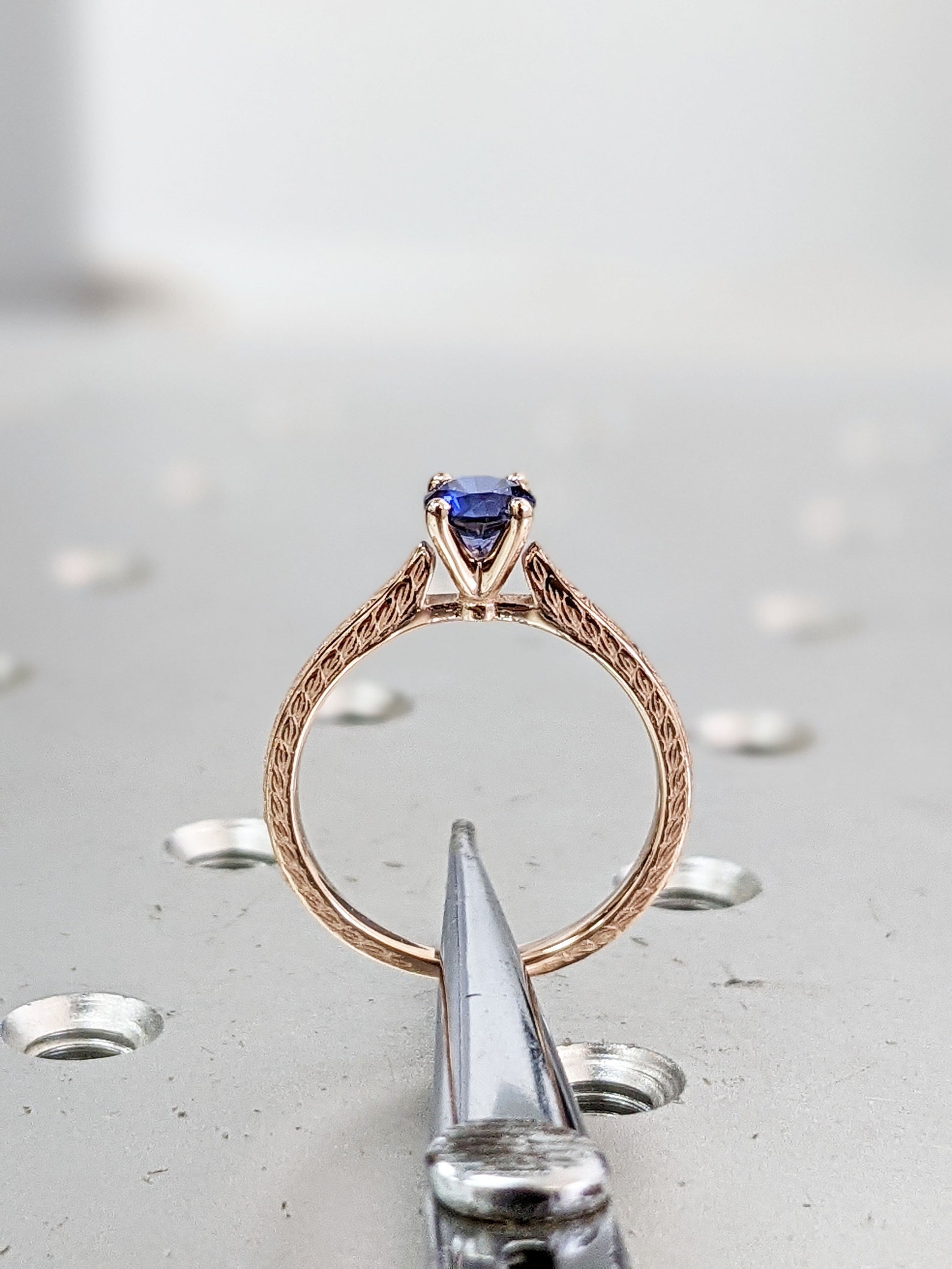 Sapphire Ring Engagement Ring Unique Ring Unique | Etsy
