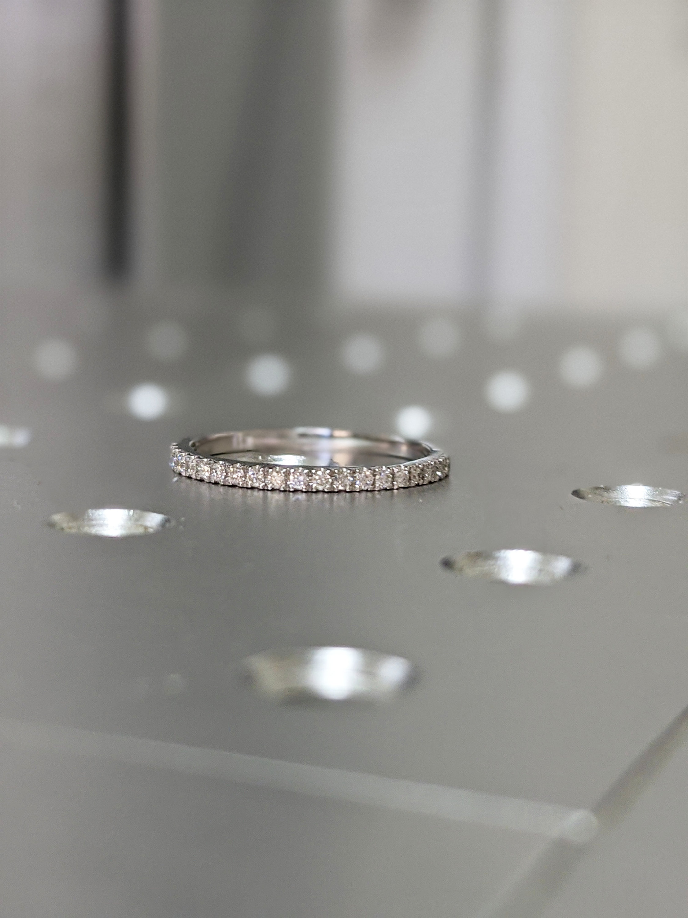 Diamond & 14k Gold Orient Express Eternity Ring