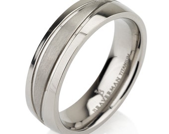 Titanium Wedding Band, Men Titanium Rings, Mens Wedding Band, Titanium Wedding , Titanium Engagement Ring, Wedding Bands, Titanium Women