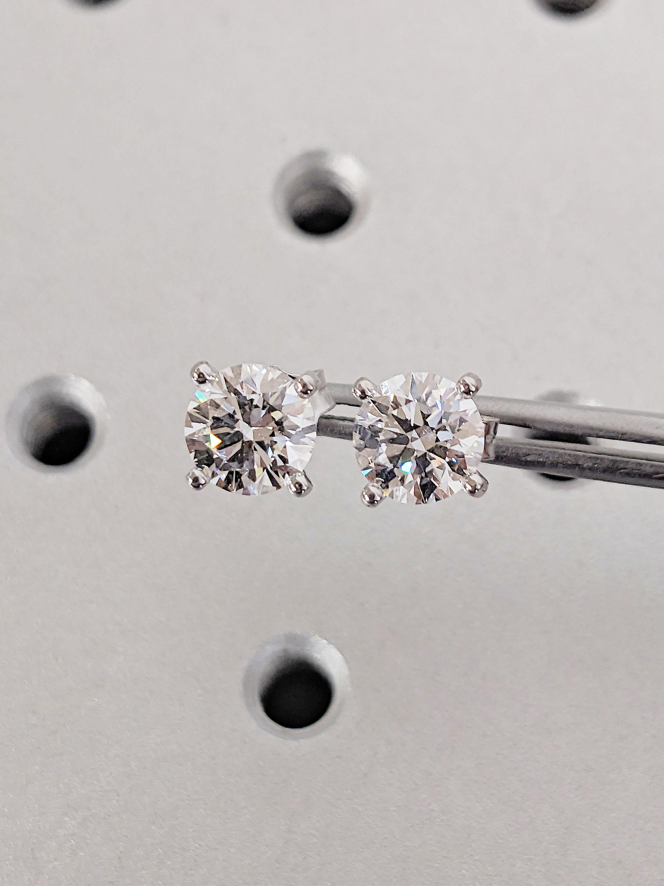 Orecchini In Oro Bianco Con Diamanti (1,15 Ct) - Gioielli - Foto 7