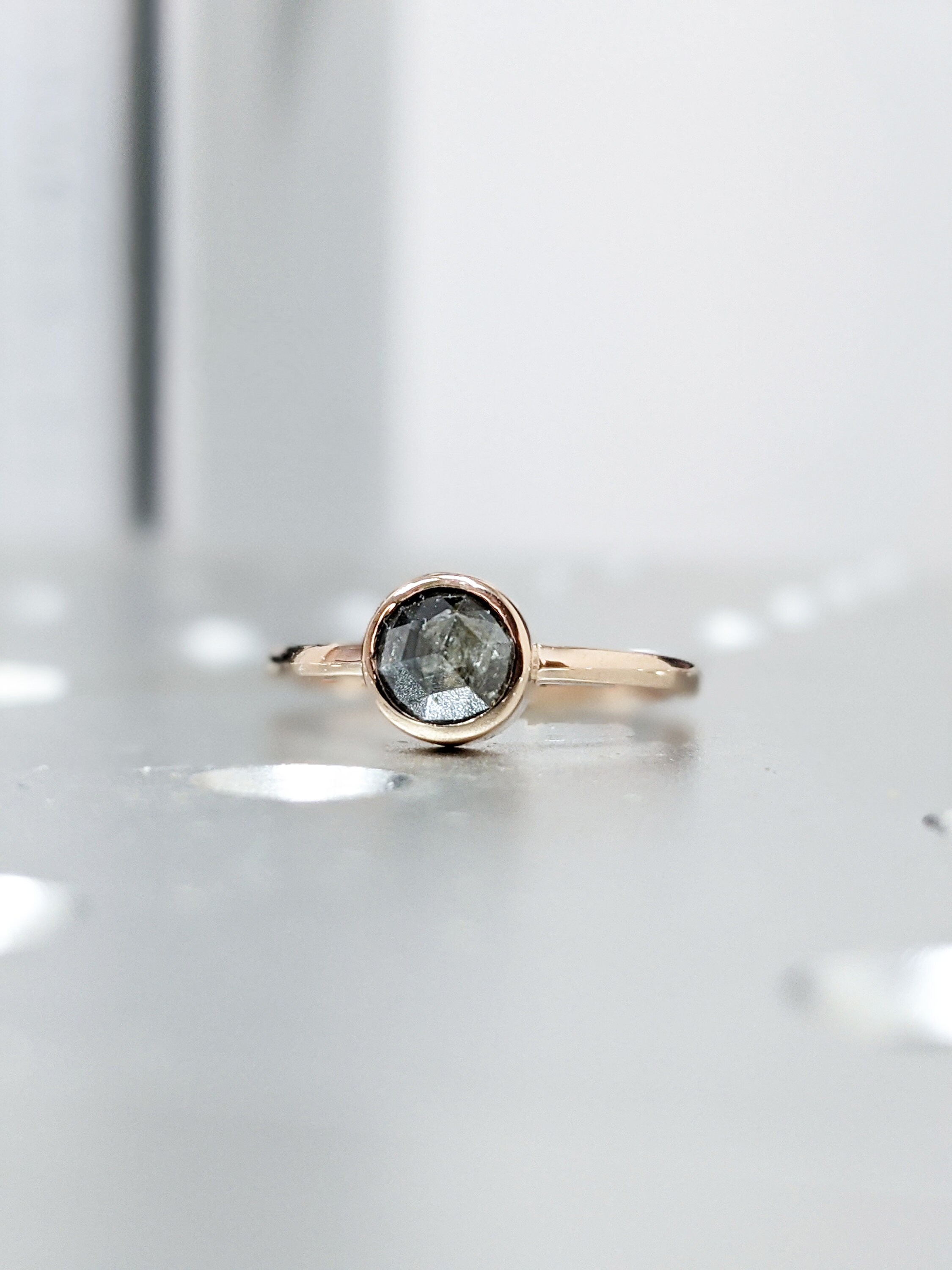 Rose Cut Diamond Ring