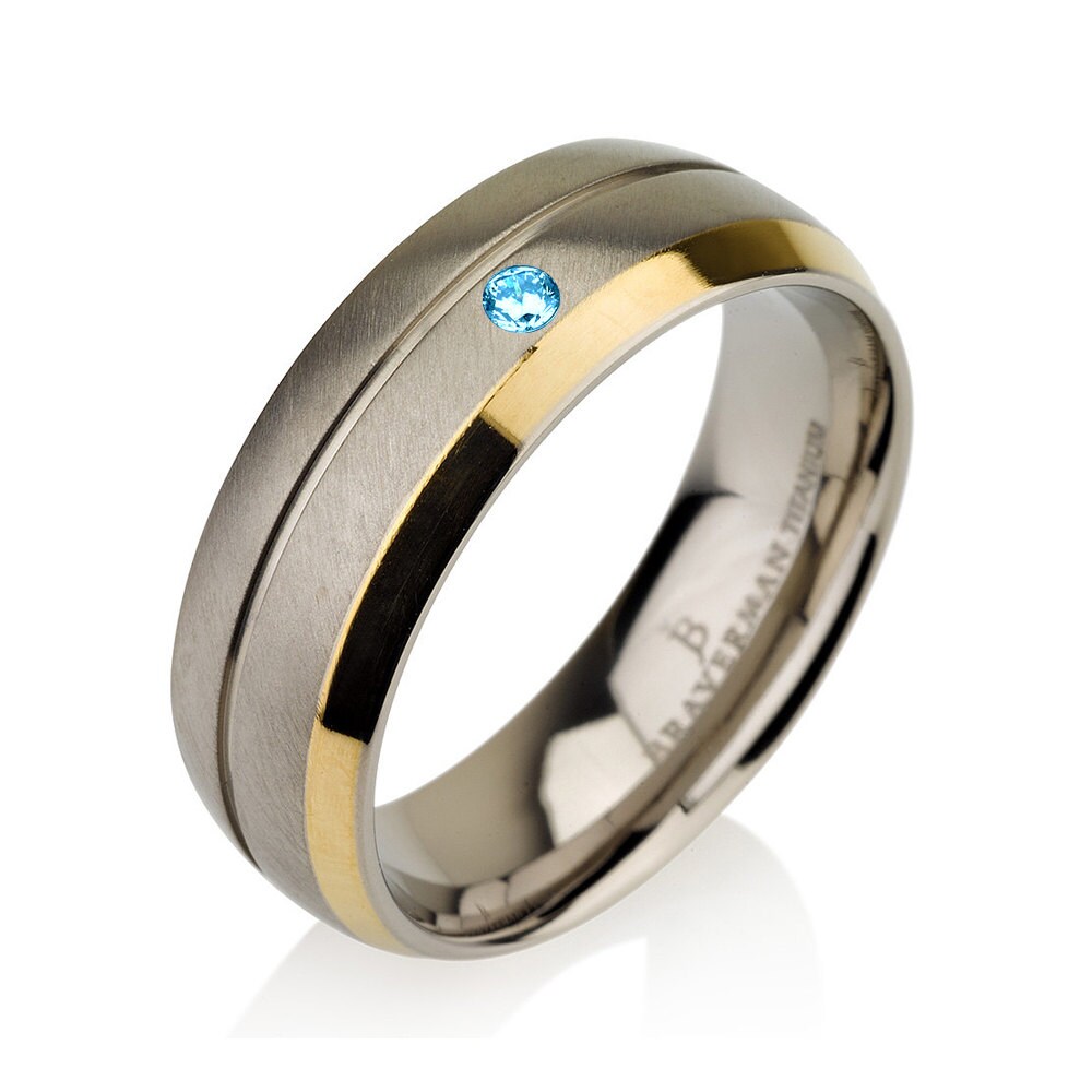 Mens Titanium  Wedding Band  Shiny Domed Ring Sizes 8-12 7mm 