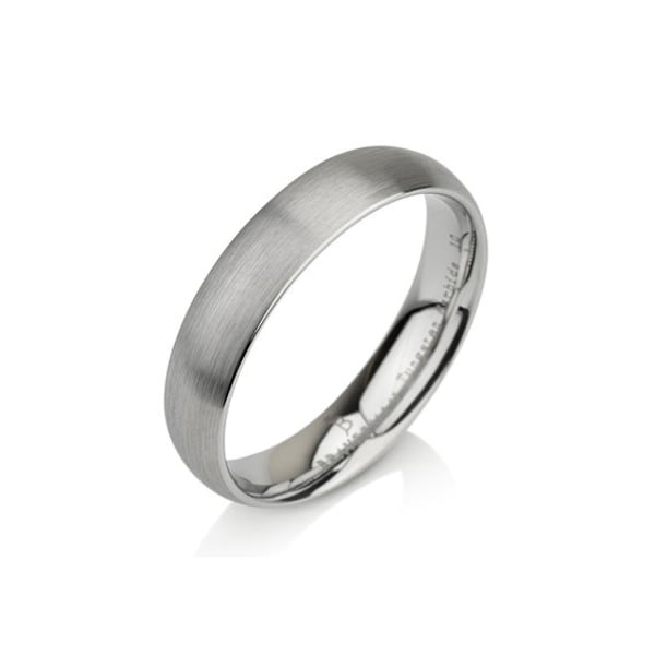 Tungsten Wedding Bands, Brushed Polish, Brushed Finish ,Comfort Fit ,Unisex Tungsten Ring, Handmade Custom Anniversary 5mm