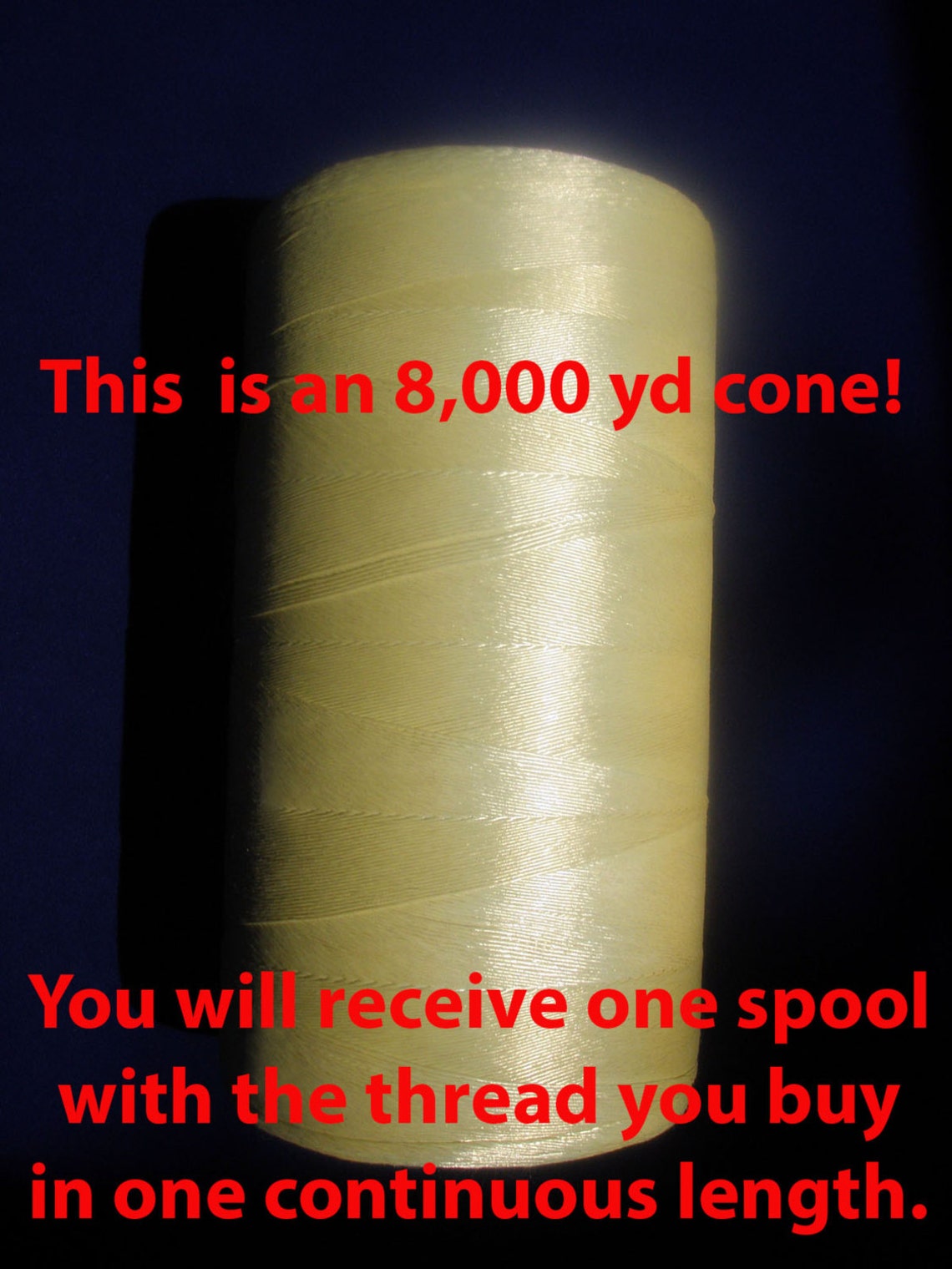 Extra Heavy Dupont® KEVLAR® Thread TEX 166/2 60 Lb Strength Etsy