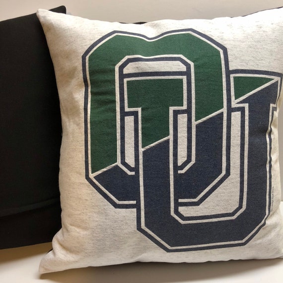 Ohio University Bobcats T Shirt Pillow 16x16 Up Cycled One Of A Kind Makes The Perfect Graduation Gift And Dorm Room Decor