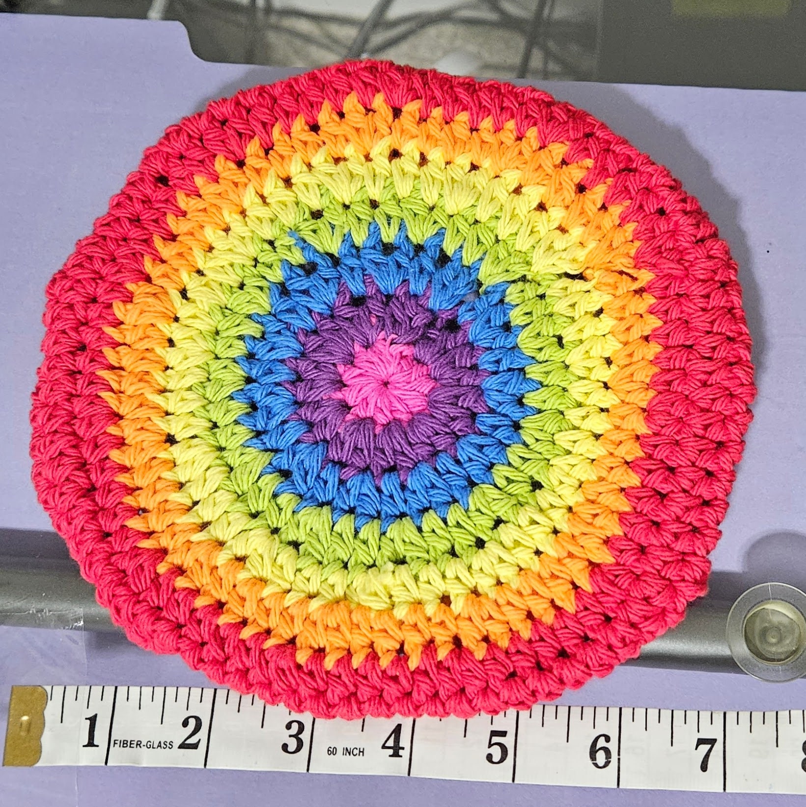 Mini Crochet Flying Disc - Etsy