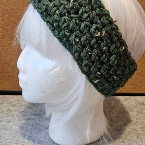 Moss Stitch Headband, Violet - NSHF