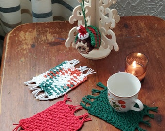 Holiday Moss Stitch Mug Mug Tapis Trio