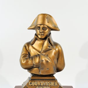 Courvoisier Cognac Napoleon Bust Made In France Liquor Store Advertisement 11’&#39;