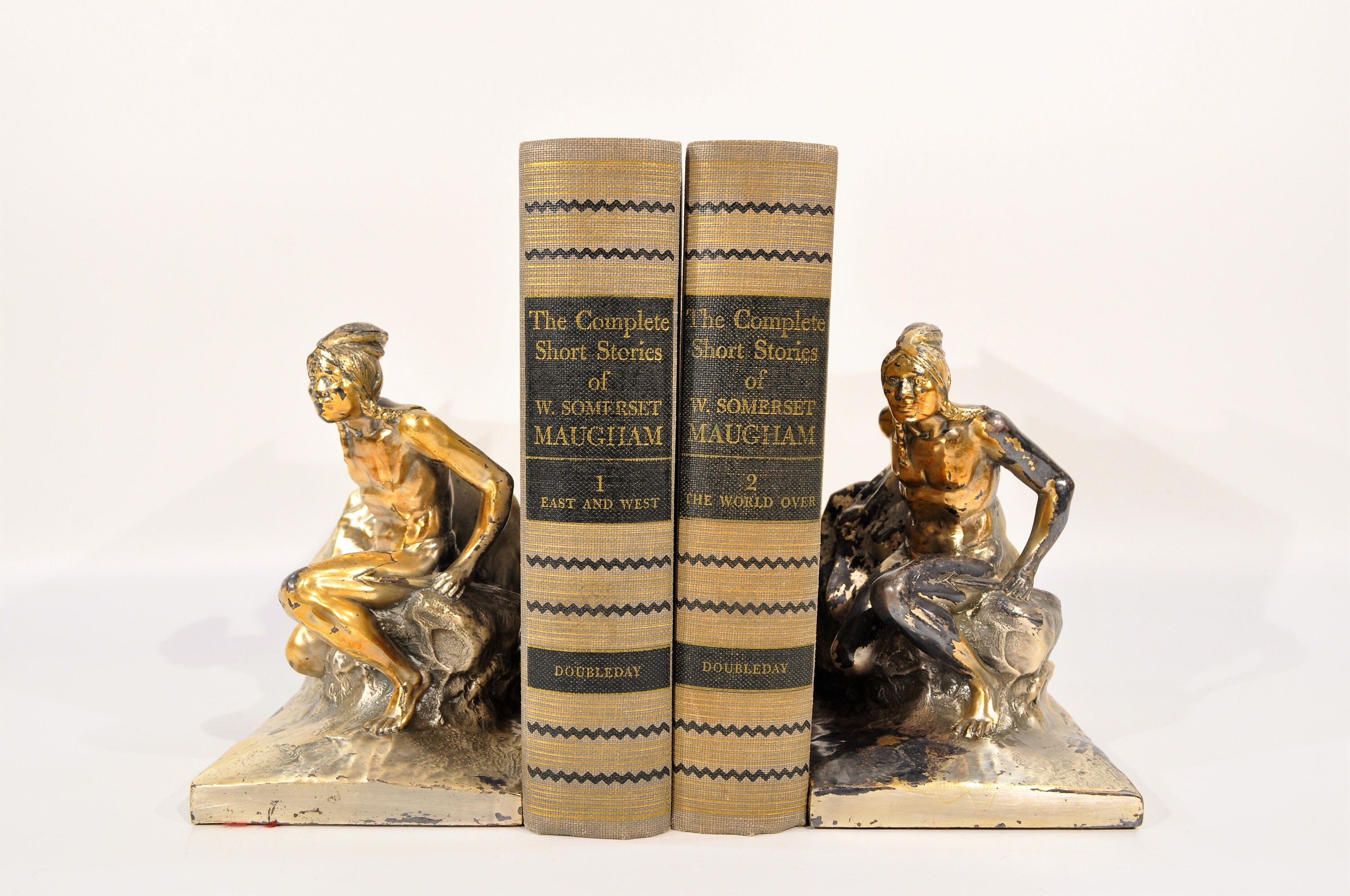 Made in USA Indian Scout Bookend by P.M. Craftsman /native