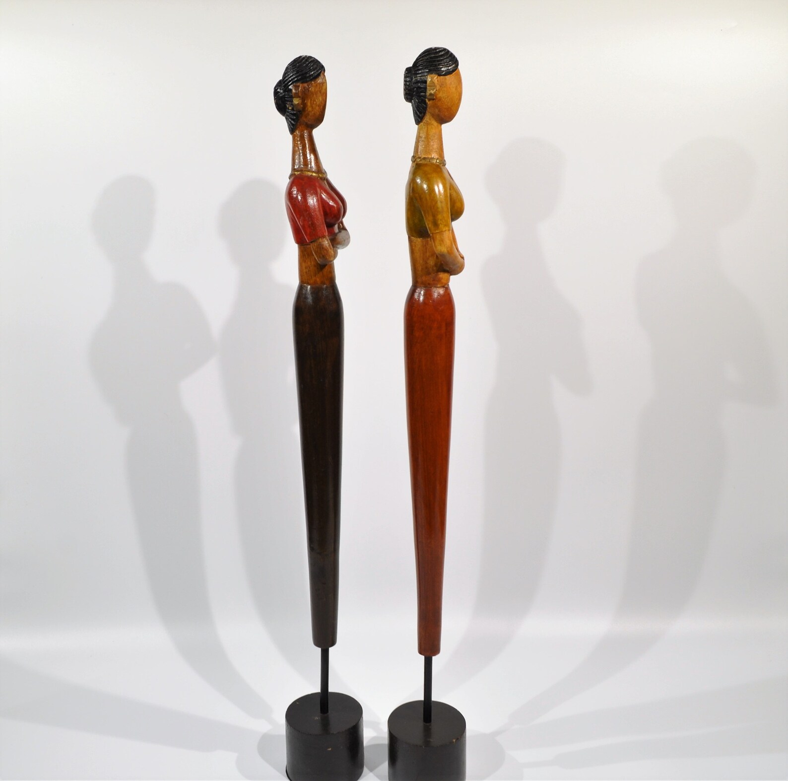 26.5'' Tall Accent Pieces /Wood Woman Sculptures Etsy