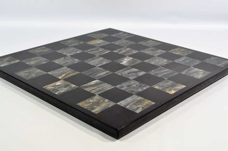 Mid Century Marble stone chess board bottle traycoffee table decormad man decorchess decor