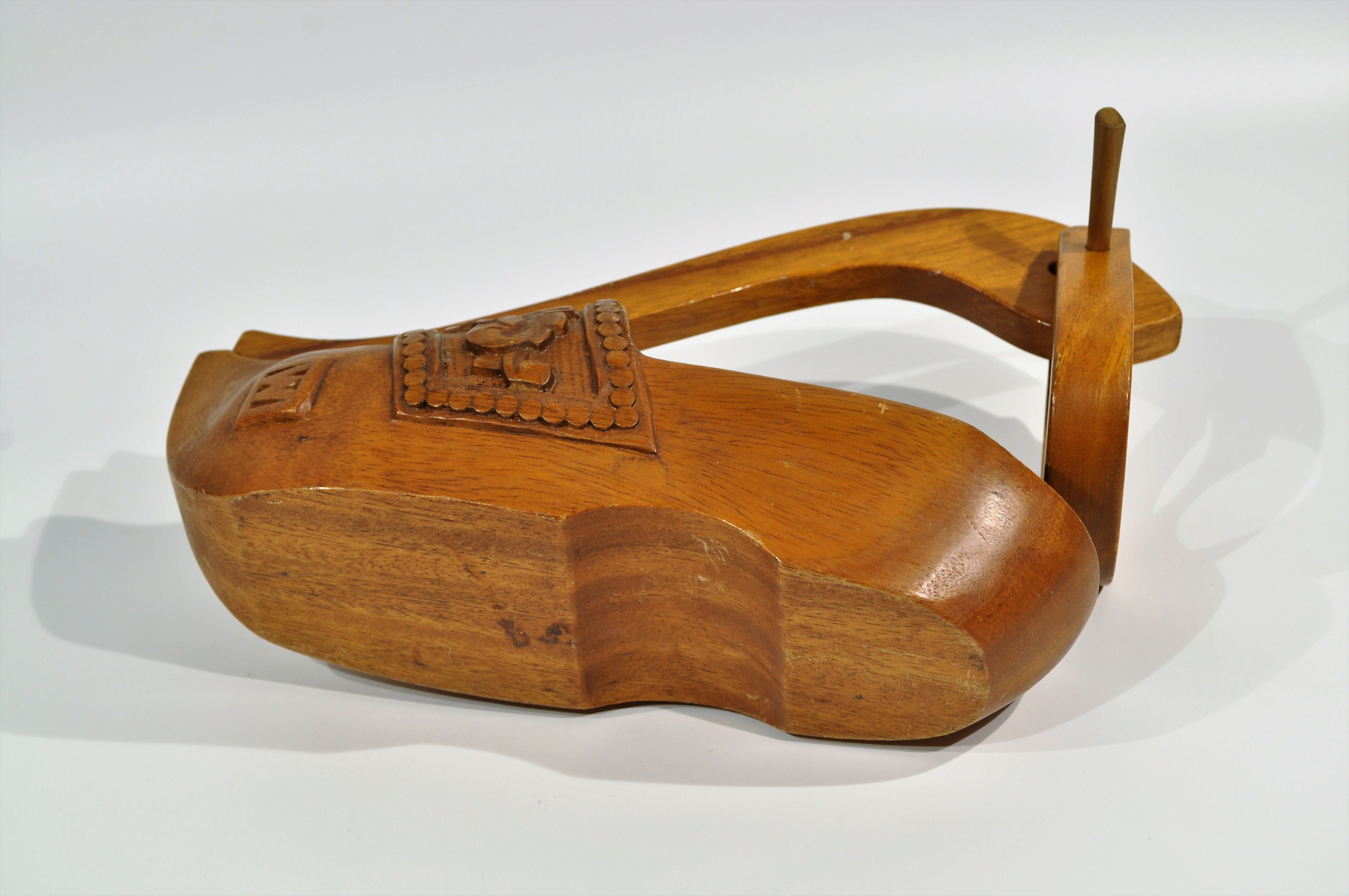 Porte-bouteille En Forme De Sabot, Imitation Bois, Occasion