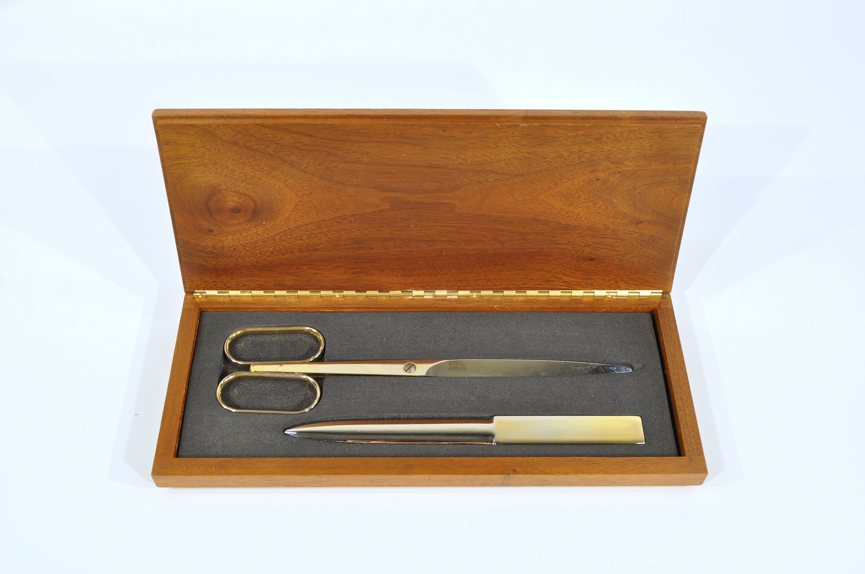 Vintage Solingen Germany Desk Set Letter Opener and Scissors in