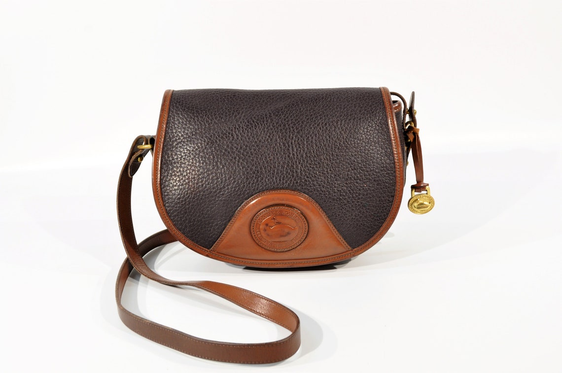 Dooney & Bourke Chocolate Brown Saddle bag/Shoulder | Etsy