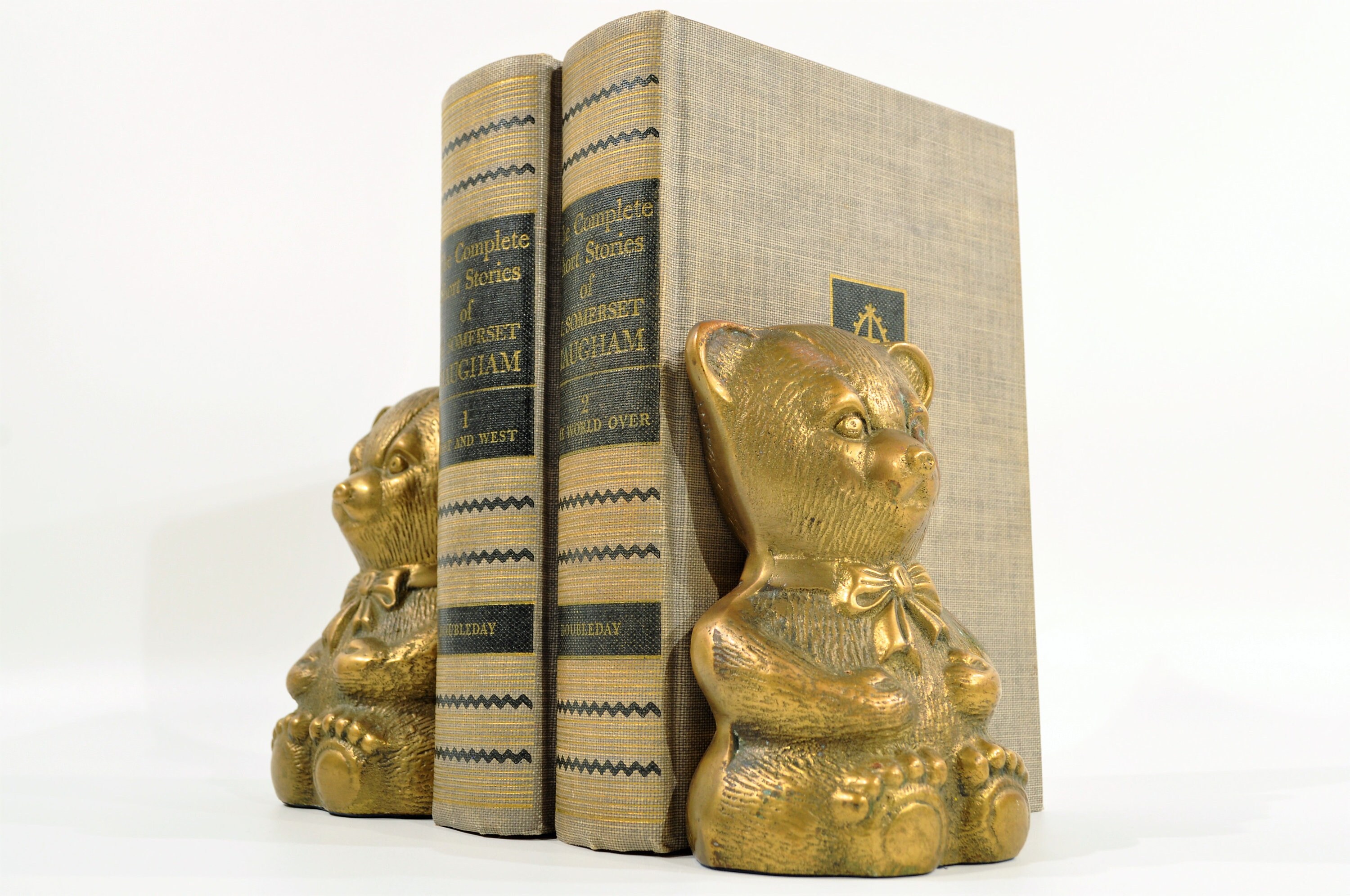 Brass Teddy Bear Bookends Nursery Decor/vintage Teddy Bear / Etsy UK