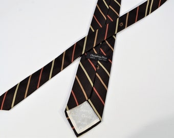 Christian Dior stripe Design Tie