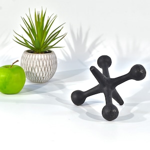 Large Jax/Jack - Bill Curry Style Mid-Century Modern Cast Iron Sculpture